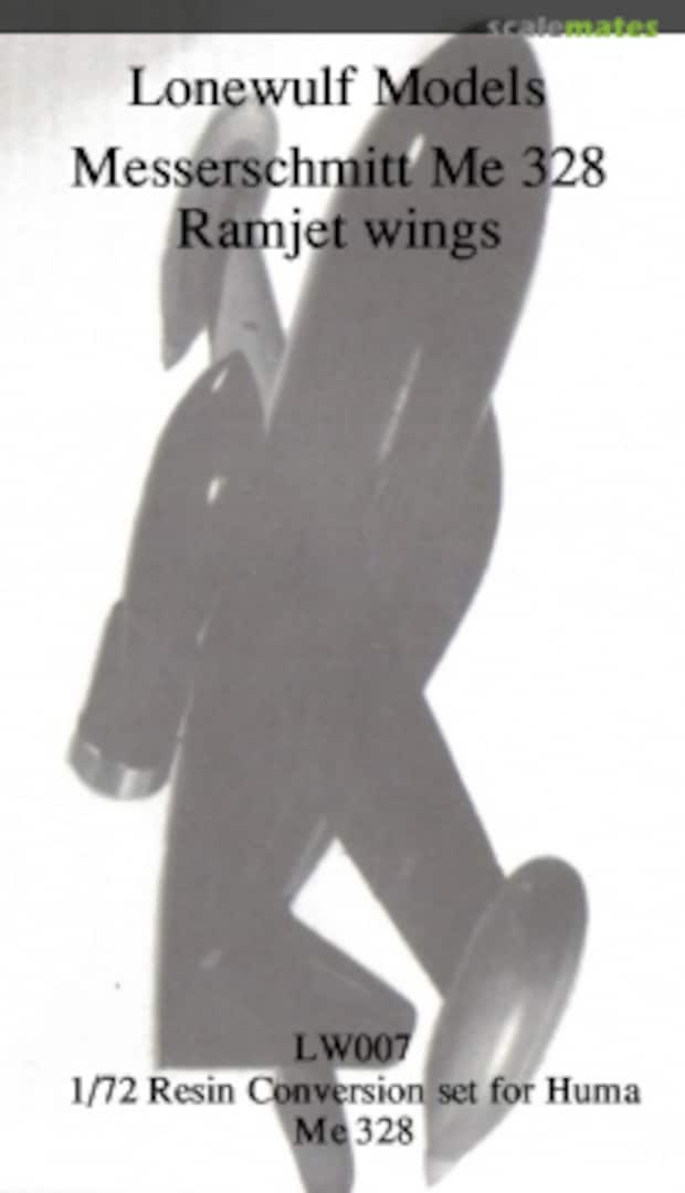 Boxart Messerschmitt Me 328 Ramjet wings LW007 Lonewulf Models Boxart Messerschmitt Me 328 Ramjet wings LW007 Lonewulf Models