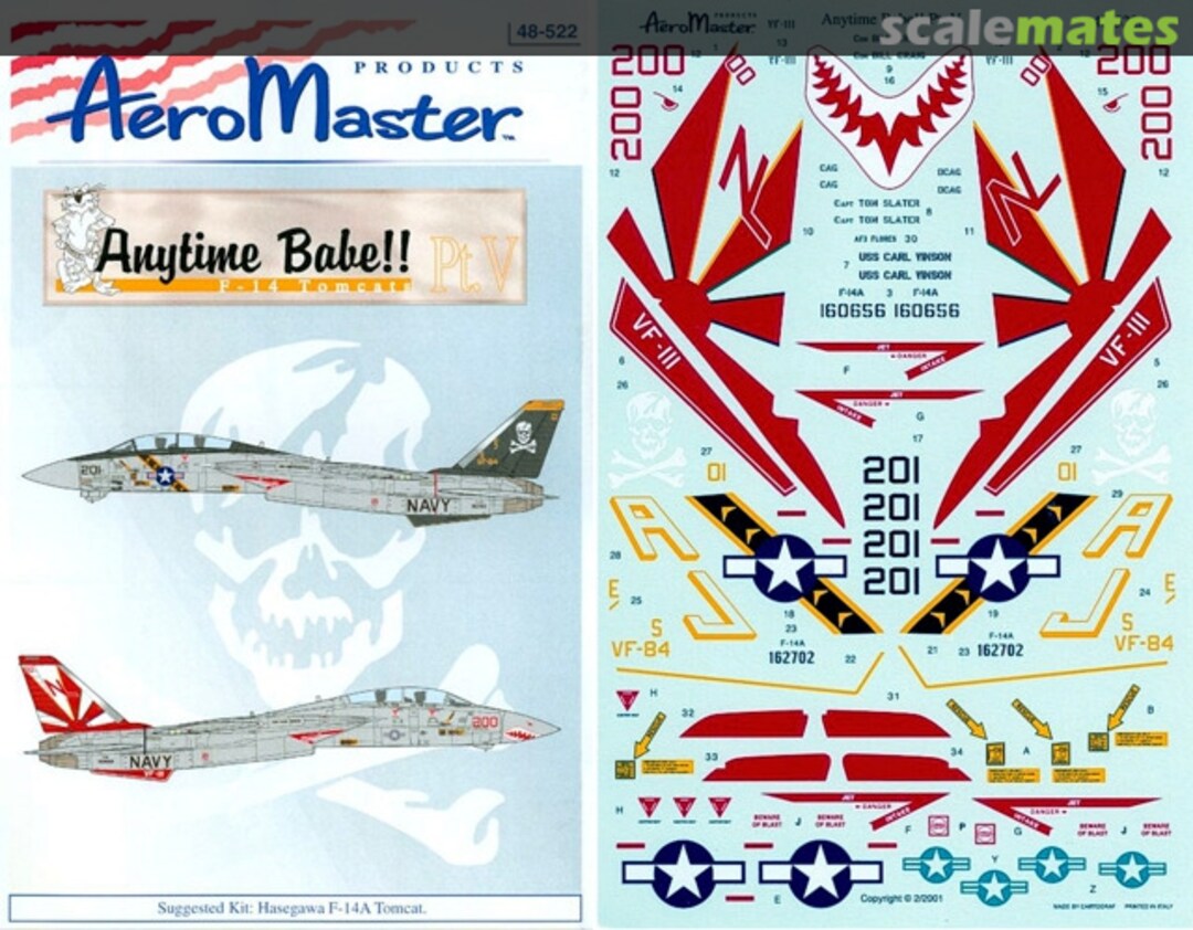 Boxart Anytime Babe!! Pt. V 48-522 AeroMaster Boxart Anytime Babe!! Pt. V 48-522 AeroMaster