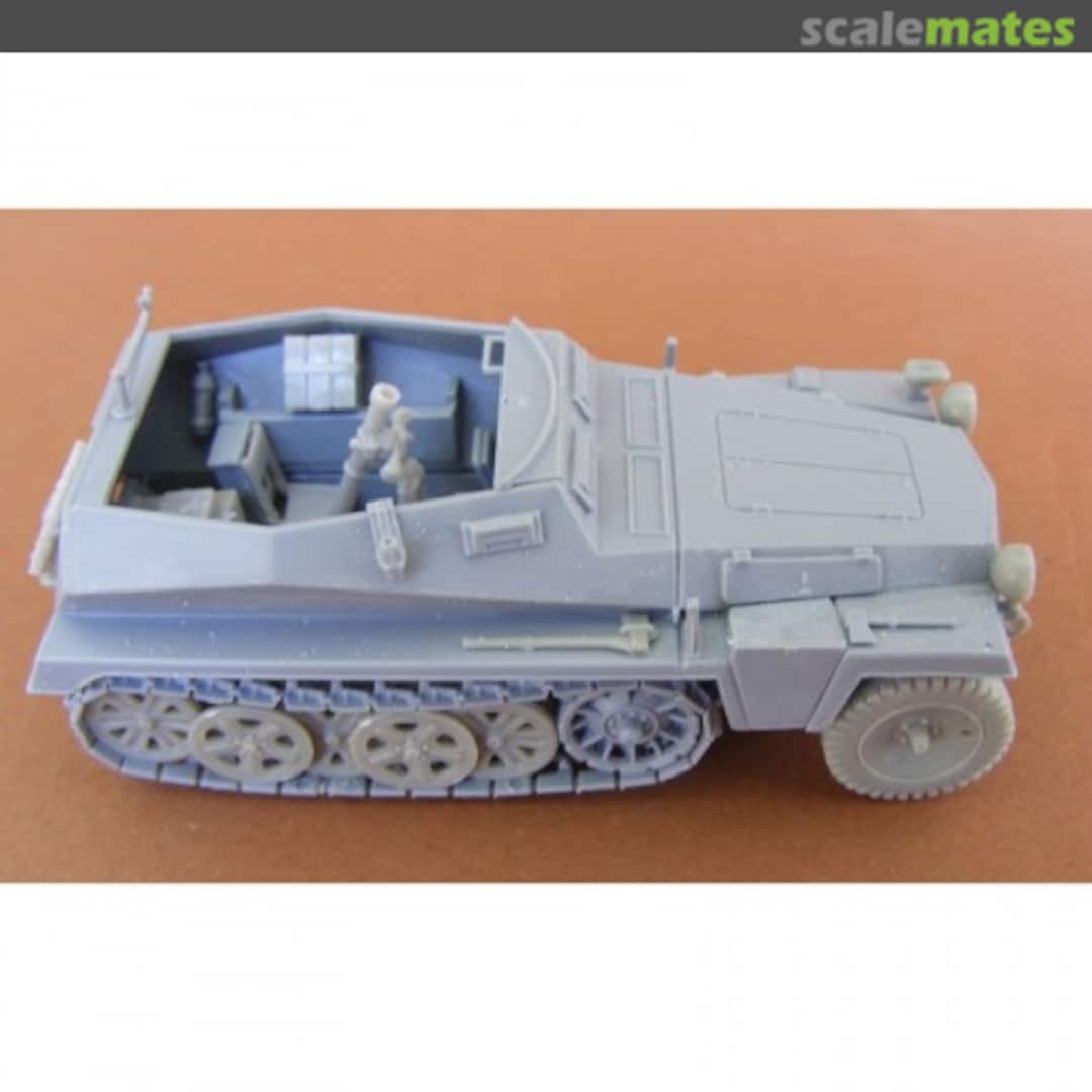 Boxart Sd.Kfz. 250/7 (alt) Mörserträger MT72602 Modell Trans Modellbau Boxart Sd.Kfz. 250/7 (alt) Mörserträger MT72602 Modell Trans Modellbau