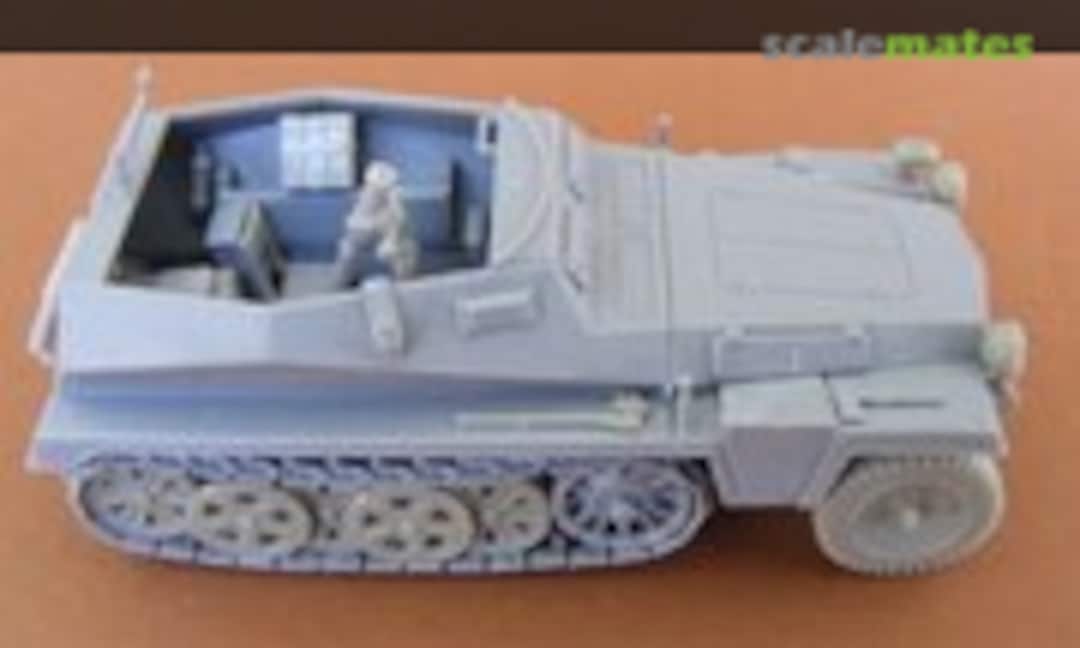 1:72 Sd.Kfz. 250/7 (alt) Mörserträger (Modell Trans Modellbau MT72602)