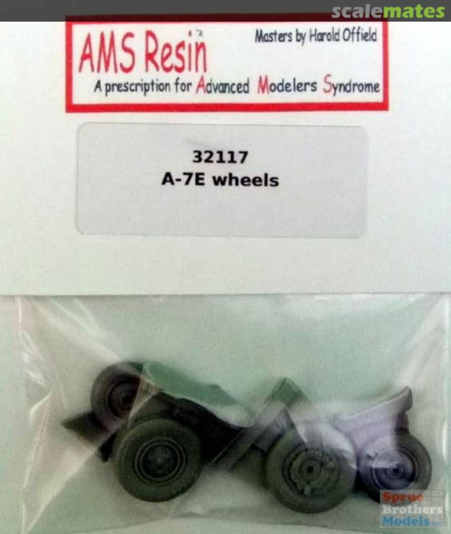 Boxart A-7E Corsair II Wheels Set 32117 AMS Resin Boxart A-7E Corsair II Wheels Set 32117 AMS Resin