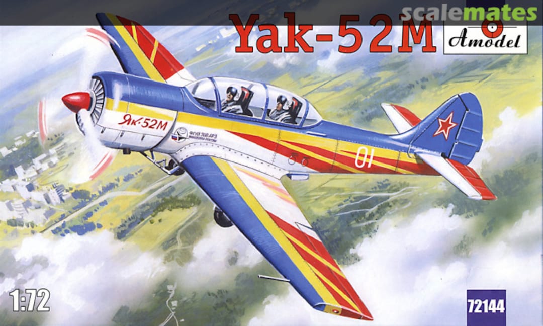 Boxart Yak-52M 72144 Amodel Boxart Yak-52M 72144 Amodel