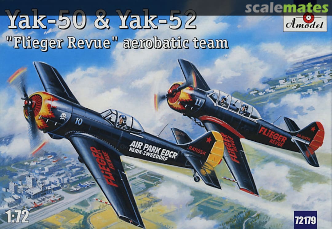 Boxart Yak-50 & Yak-52 72179 Amodel Boxart Yak-50 & Yak-52 72179 Amodel