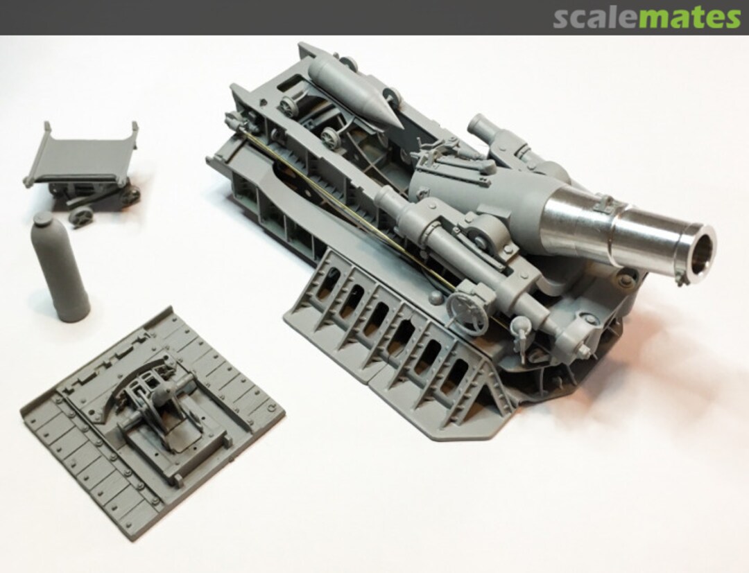 Boxart WWI French Filloux 370mm Heavy Mortar UM 518 U-Models