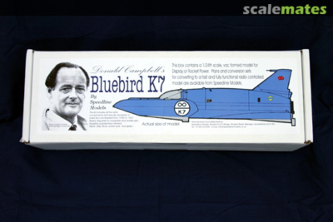 Boxart Bluebird K7 Hydroplane Speedline Models Boxart Bluebird K7 Hydroplane Speedline Models