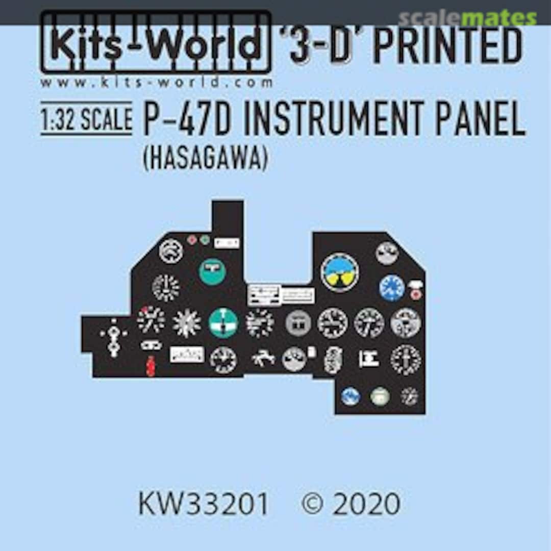 Boxart P-47D Instrument Panel KW33201 Kits-World Boxart P-47D Instrument Panel KW33201 Kits-World