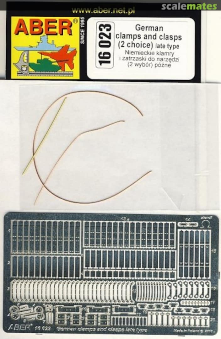 Boxart German clamps and clasps (2 choice) late type 16023 Aber Boxart German clamps and clasps (2 choice) late type 16023 Aber