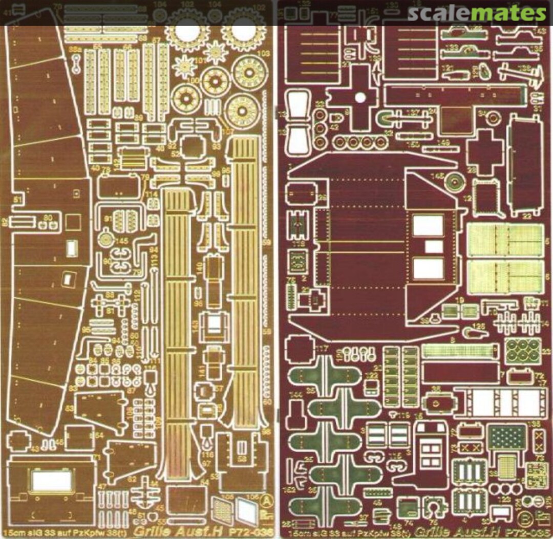 Boxart Grille Ausf.H SIG-33 P72-036 Part