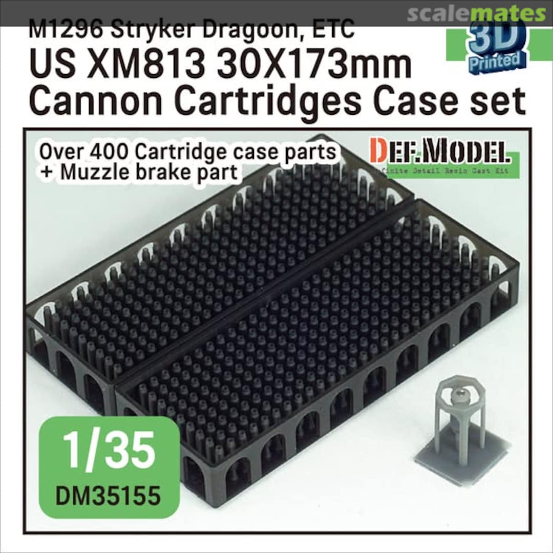 Boxart US XM813 30X173mm Cannon Cartridges Case set DM35155 Def.Model Boxart US XM813 30X173mm Cannon Cartridges Case set DM35155 Def.Model