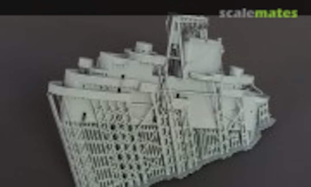 1:350 USS Essex CV-9 Island, 1944-1945 (Model Monkey 350-CV09 1944-1945) 350-CV09 1944-1945