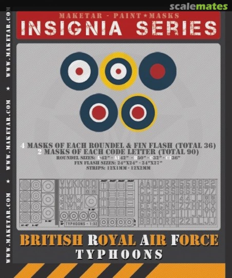 Boxart RAF Hawker Typhoons MM48041V Maketar Boxart RAF Hawker Typhoons MM48041V Maketar