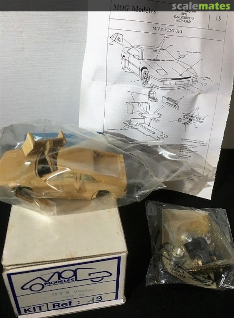 Boxart MVS Venturi 19 MOG Modèles Boxart MVS Venturi 19 MOG Modèles