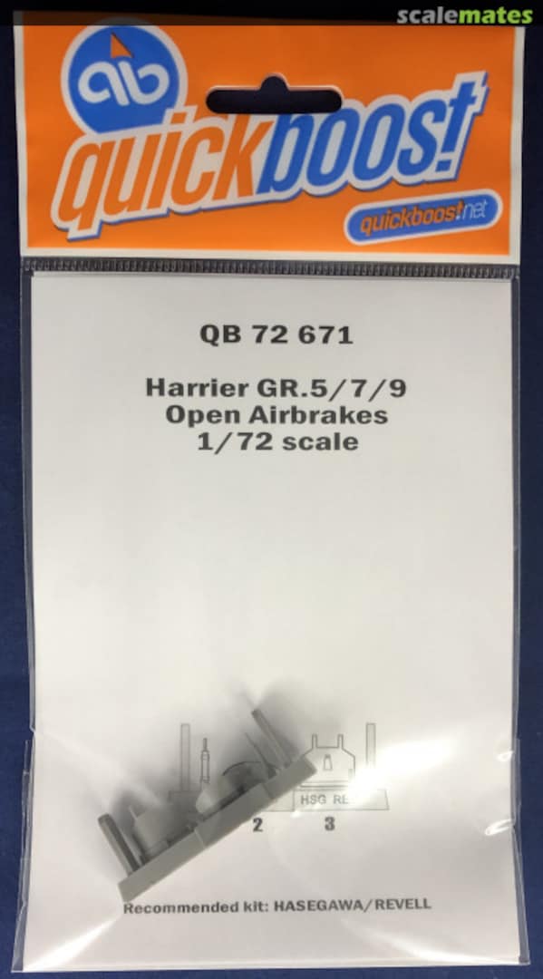 Boxart Harrier GR.5/7/9 - Open Airbrakes QB 72 671 Quickboost Boxart Harrier GR.5/7/9 - Open Airbrakes QB 72 671 Quickboost