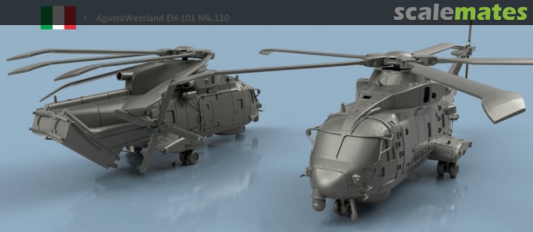 Boxart AgustaWestland EH-101 Mk.110 folded blades - 3D printed (2 helicopters) 3D700252PL L'Arsenal