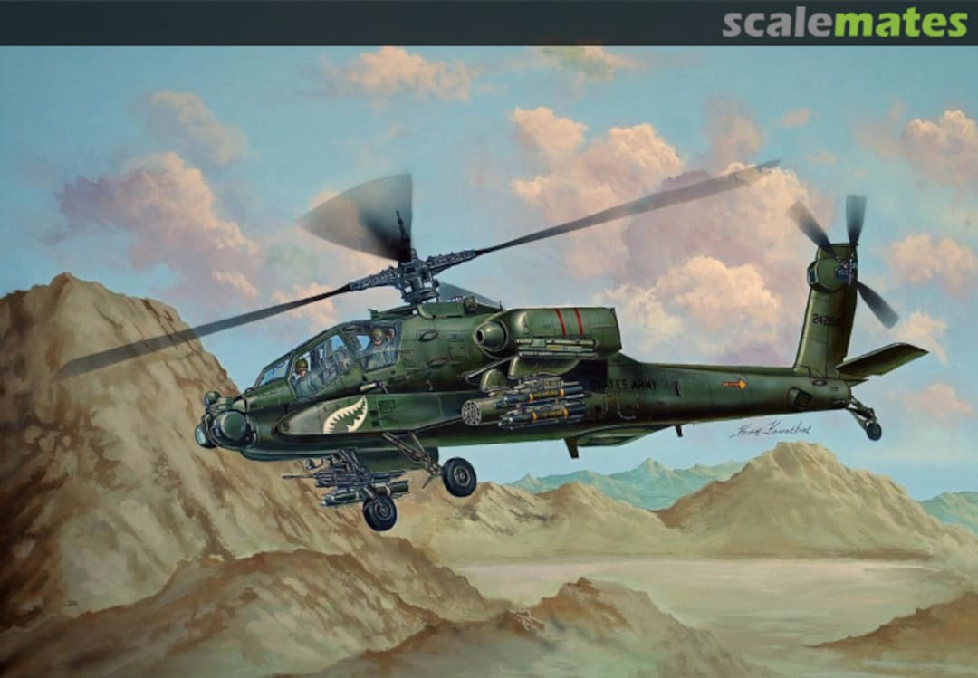 Boxart AH-64A Apache 05838 Trumpeter Boxart AH-64A Apache 05838 Trumpeter