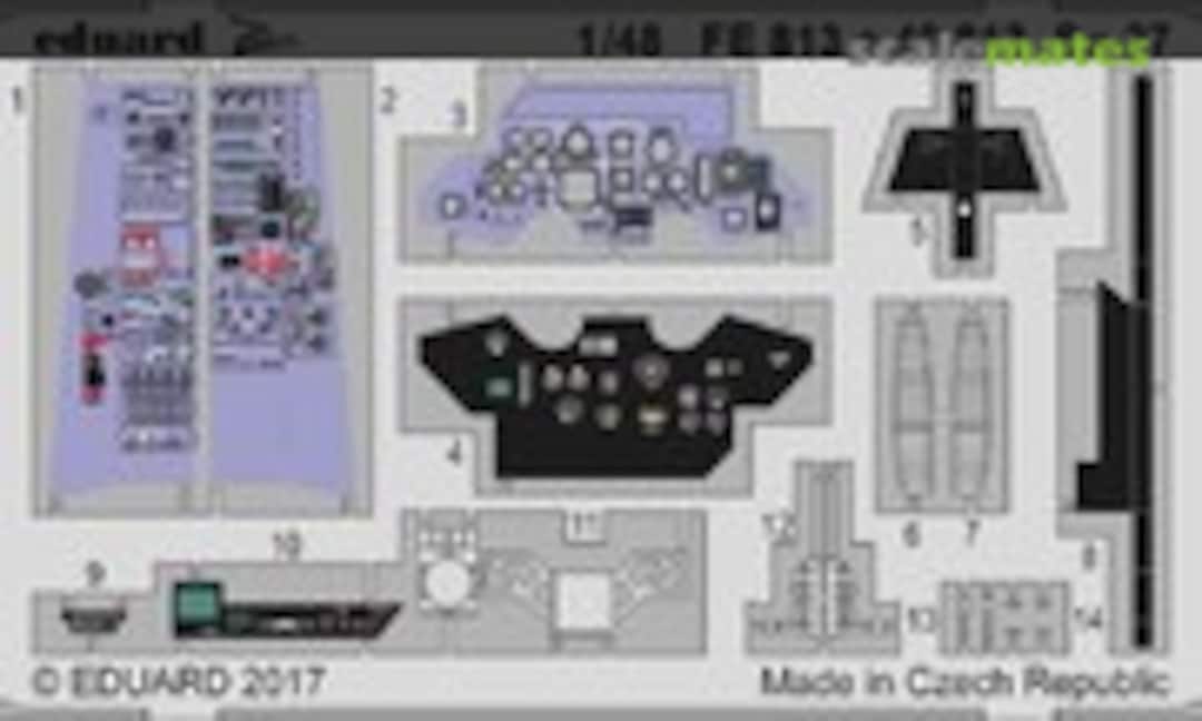 1:48 Su-27 Flanker - Interior (Eduard FE813)