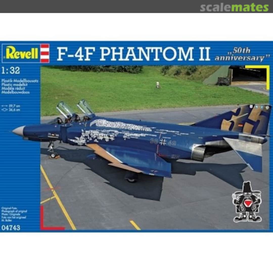 Boxart F-4F Phantom II "50th Anniversary" 04743 Revell Boxart F-4F Phantom II "50th Anniversary" 04743 Revell