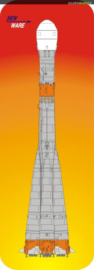 Boxart R-7 Soyuz T2K - Lunar Module LV NW148 New Ware Boxart R-7 Soyuz T2K - Lunar Module LV NW148 New Ware