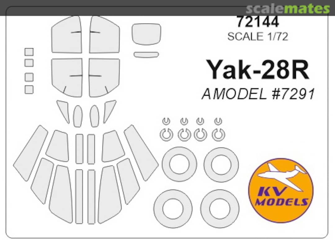 Boxart Yak-28R 72144 KV Models Boxart Yak-28R 72144 KV Models