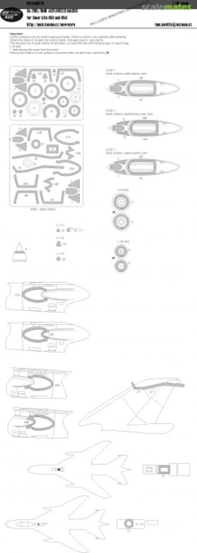 Boxart Sukhoi Su-7 BKL / BMK ADVANCED kabuki masks NWAM0176 New Ware