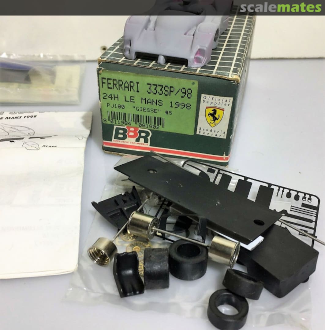 Boxart Ferrari 333 SP #022 "GIESSE" PJ180 Project 43 Boxart Ferrari 333 SP #022 "GIESSE" PJ180 Project 43