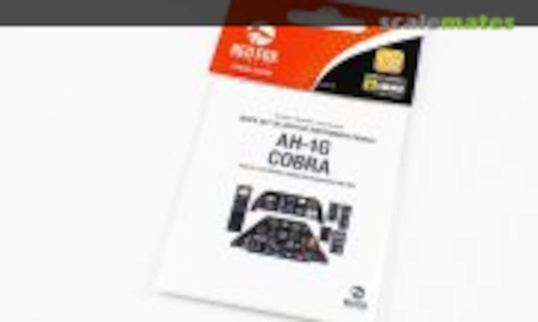 1:32 AH-1G Cobra (Early) Quick Set 3D Acrylic Instrument Panel (Red Fox Studio RFSQS-32030) RFSQS-32030