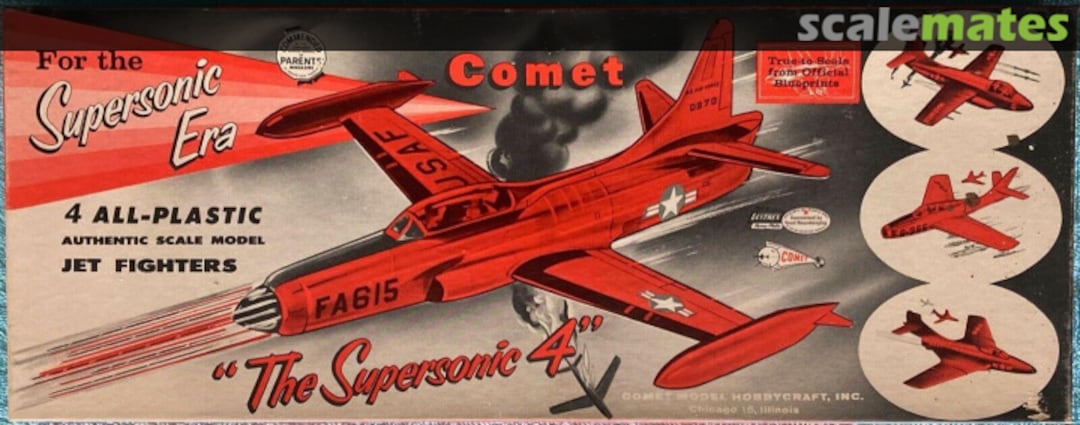 Boxart "The Supersonic 4" Comet Boxart "The Supersonic 4" Comet