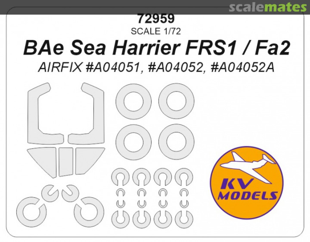 Boxart BAe Sea Harrier FRS1 72959 KV Models Boxart BAe Sea Harrier FRS1 72959 KV Models
