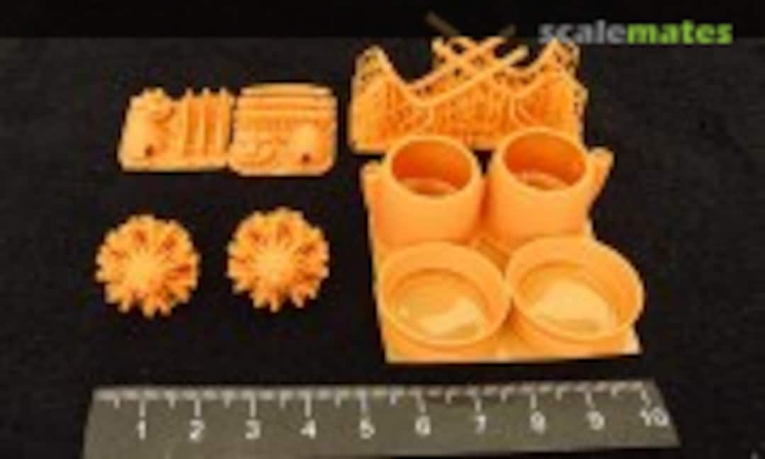 1:48 Gotha Go 244B Cowlings and engines (Metallic Details MDR48273) MDR48273