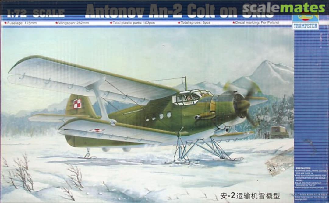 Boxart Antonov An-2 Colt on Skis 01607 Trumpeter Boxart Antonov An-2 Colt on Skis 01607 Trumpeter