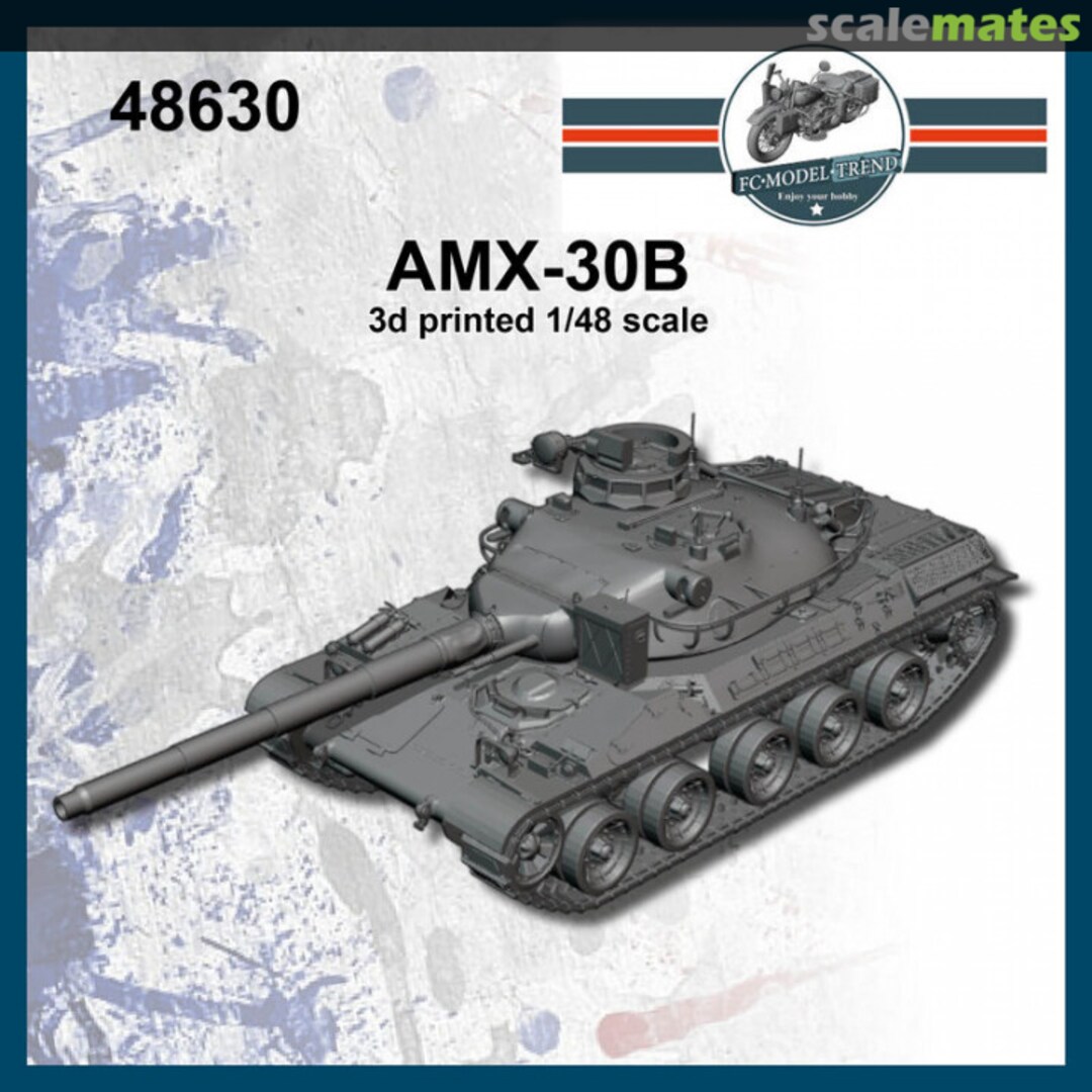 Boxart AMX 30B (3D-Printed) 48630 FC Model Trend Boxart AMX 30B (3D-Printed) 48630 FC Model Trend