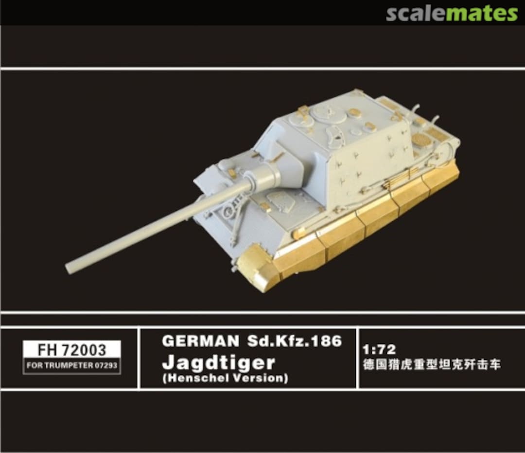 Boxart Sd.Kfz. 186 Jagdtiger (Henschel Version) FH72003 FlyHawk Model