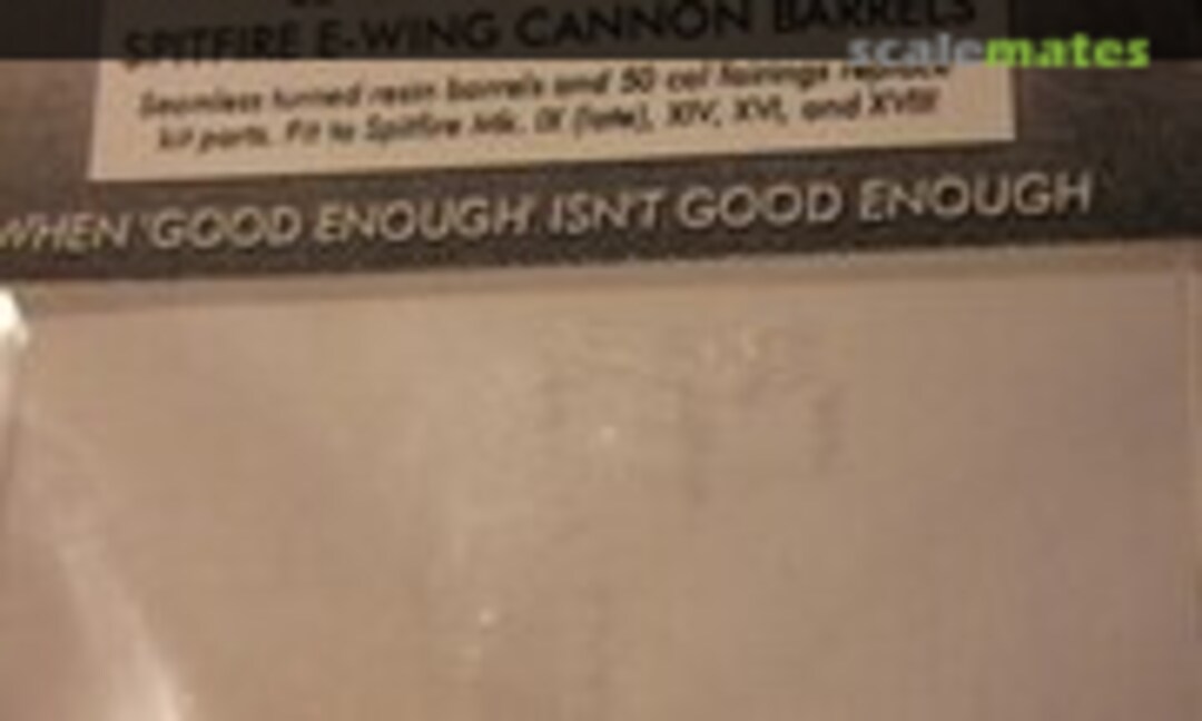 1:48 Spitfire E-Wing Cannon Barrels (Cooper Details CD4825) CD4825