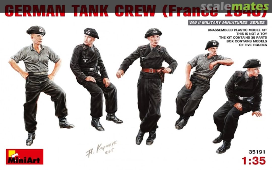 Boxart Tank Crew 35191 MiniArt Boxart Tank Crew 35191 MiniArt