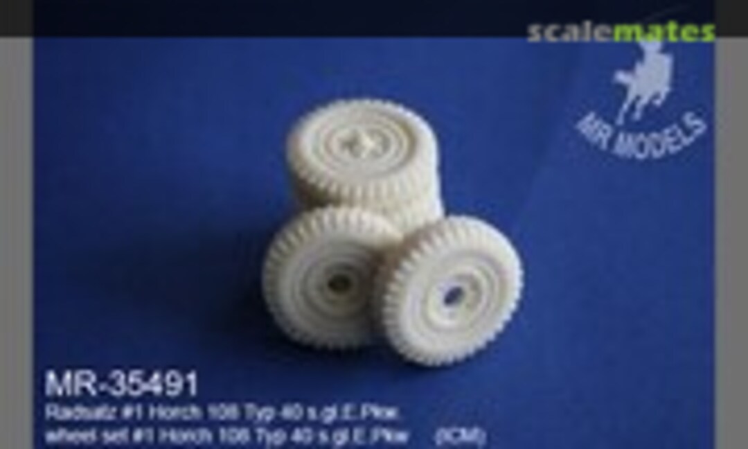 1:35 Wheel set #1 Horch 108 Typ 40 s.gl.E.Pkw (MR Modellbau MR-35491) MR-35491