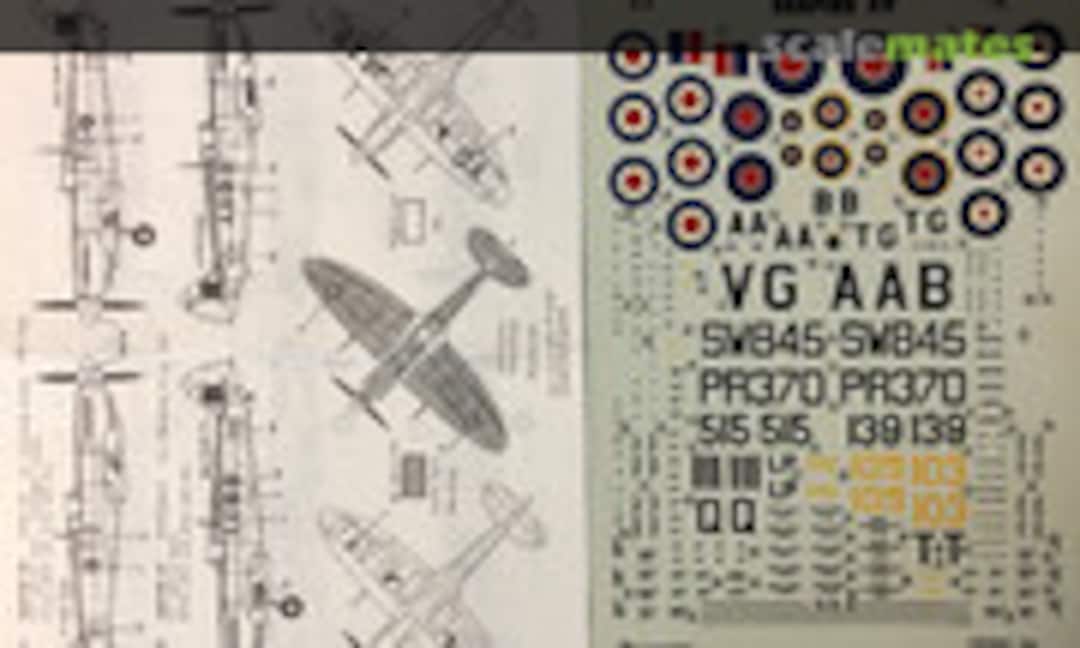 1:72 Supermarine Seafire Mk.XV (Almark Decals S9) S9