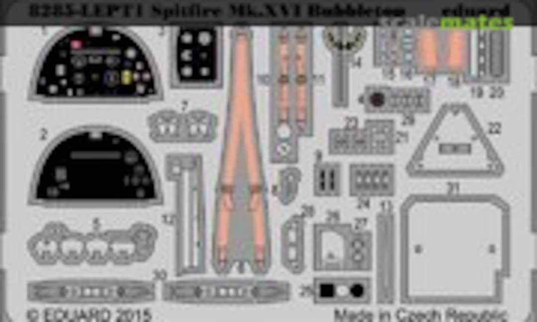 1:48 Spitfire Mk.XVI Bubbletop (Eduard 8285-LEPT1) 8285-LEPT1