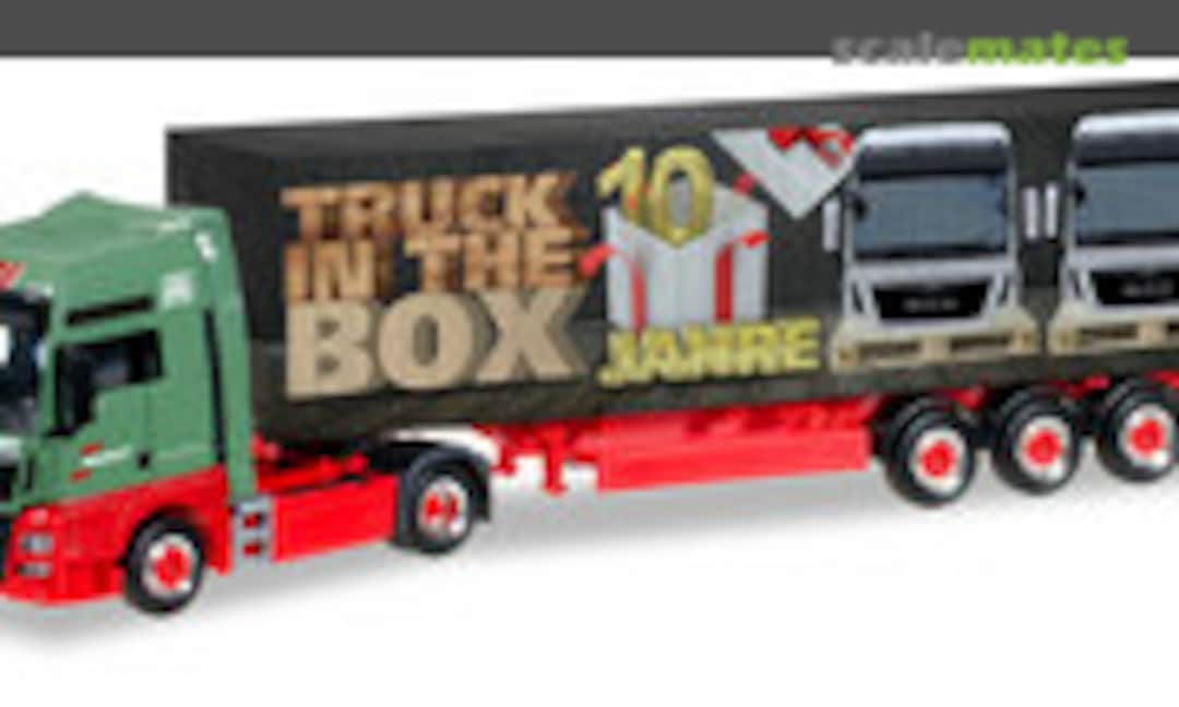 MAN TGX XXL Euro 6 Container-Sattelzug ?Wandt / 10 Jahre Truck in the box? (Herpa 306089)