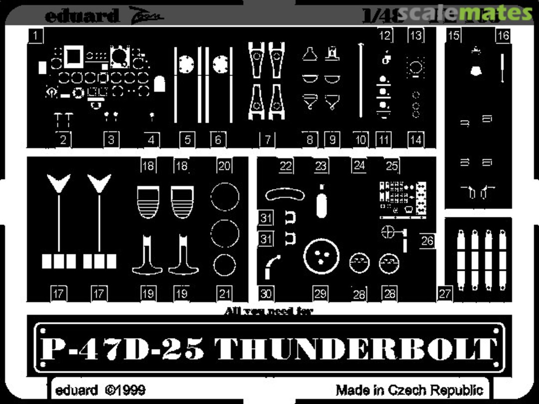 Boxart P-47D-25 FE105 Eduard Boxart P-47D-25 FE105 Eduard