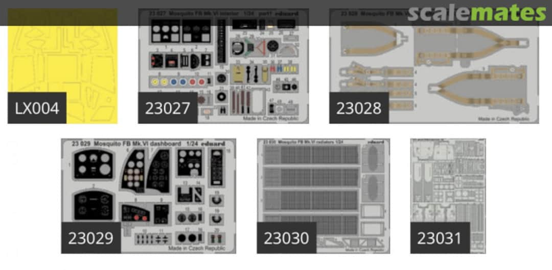 Contents Mosquito FB Mk.VI BIG2403 Eduard Contents Mosquito FB Mk.VI BIG2403 Eduard