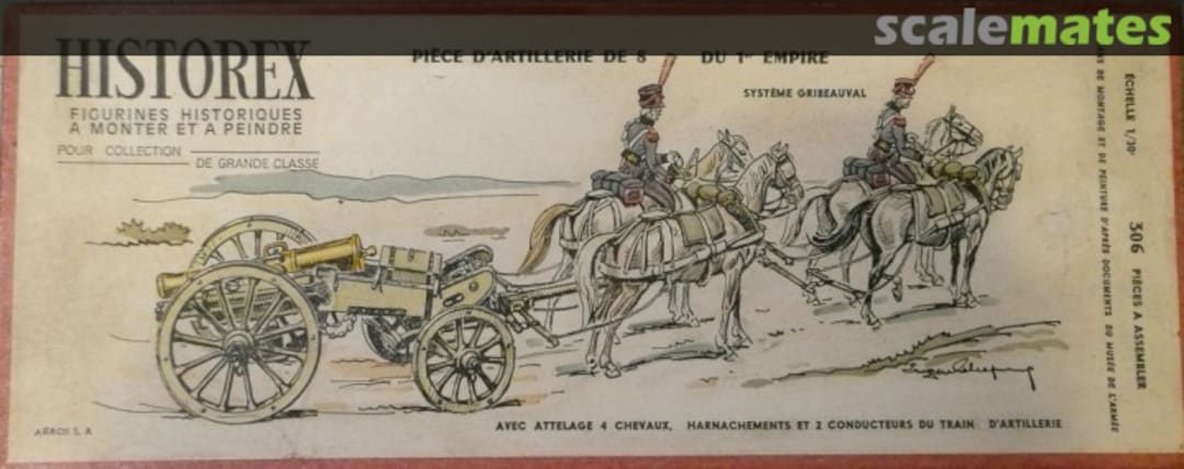 Boxart Pièce d'Artillerie de 8 du 1er Empire Historex Boxart Pièce d'Artillerie de 8 du 1er Empire Historex