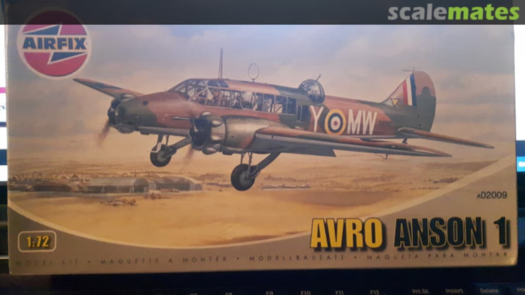 Boxart Avro Anson 1 A02009 Airfix Boxart Avro Anson 1 A02009 Airfix