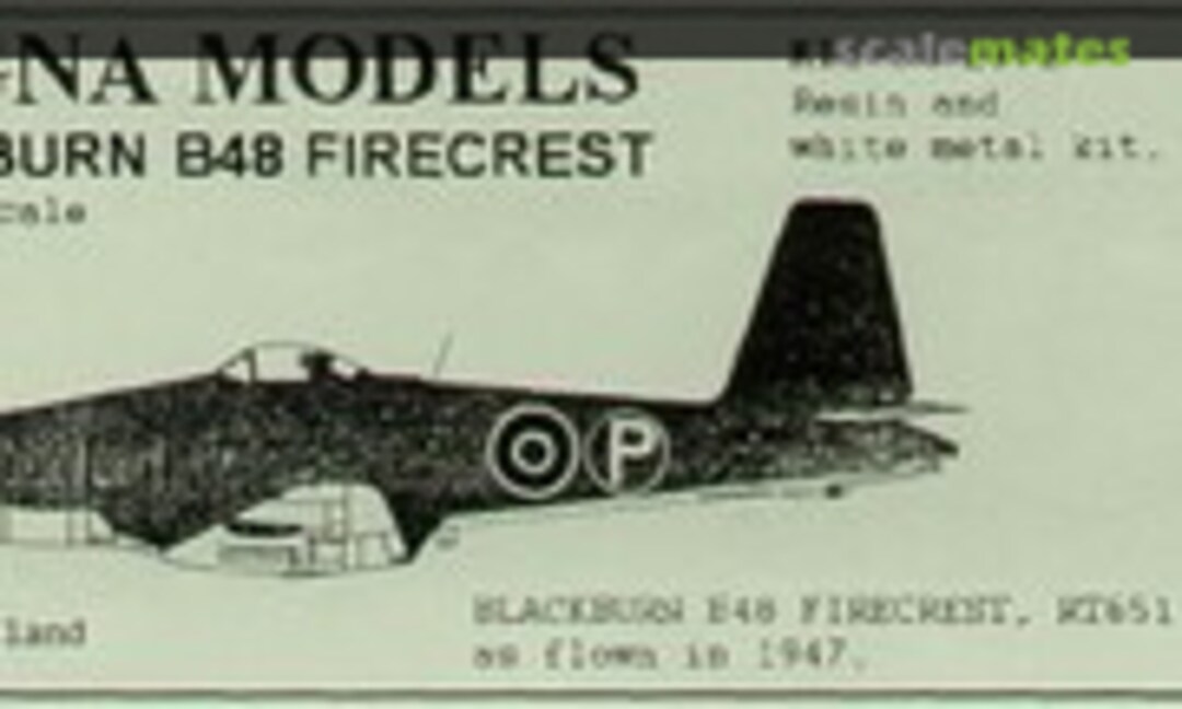 1:72 Blackburn B48 Firecrest (Magna Models 2372) 2372