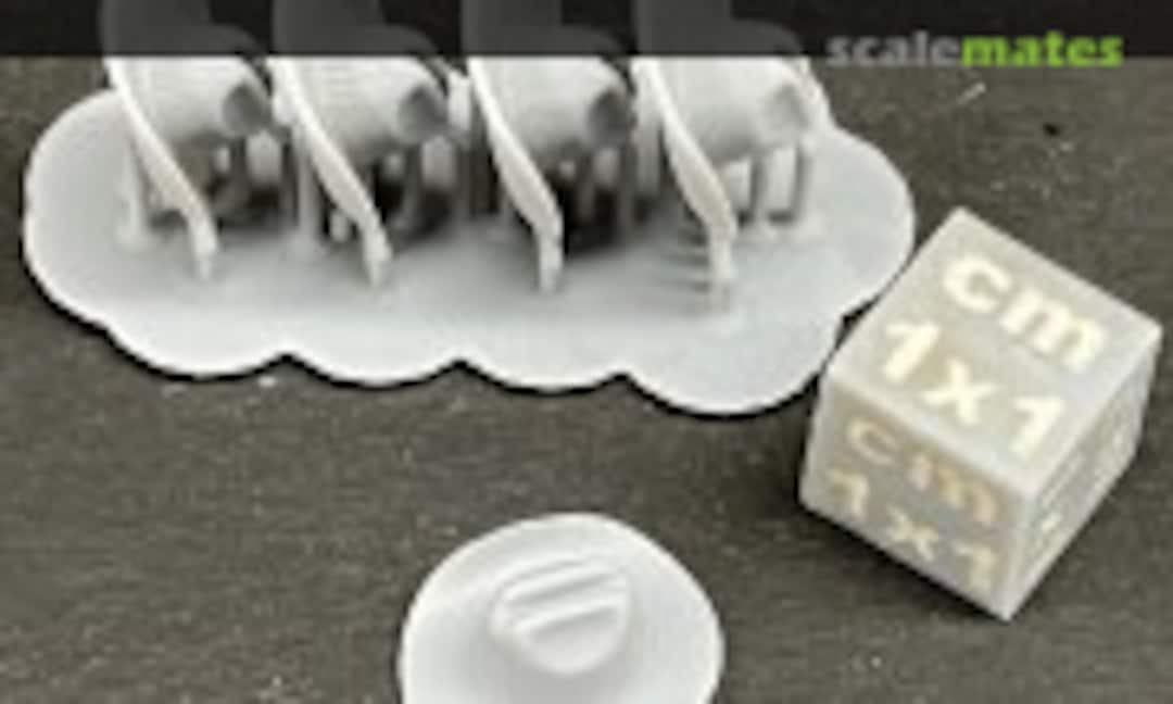 1:35 Cowboy hat - 4 pieces (EMP3d 35990401) 35990401