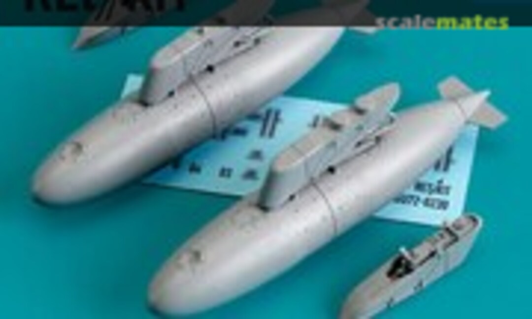 1:72 AH-64 Apache late pylons with 122 gal fuel tanks (ResKit RSU72-0230) RSU72-0230