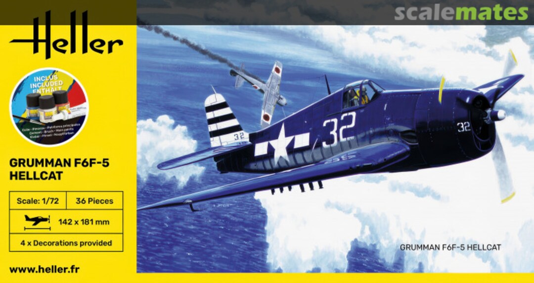 Boxart Gumman F6F-5 Hellcat 56272 Heller Boxart Gumman F6F-5 Hellcat 56272 Heller