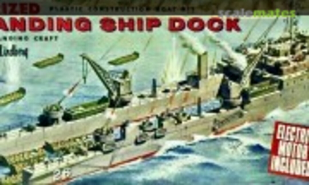 1:288 Landing Ship Dock (Lindberg 721M:298) 721M:298