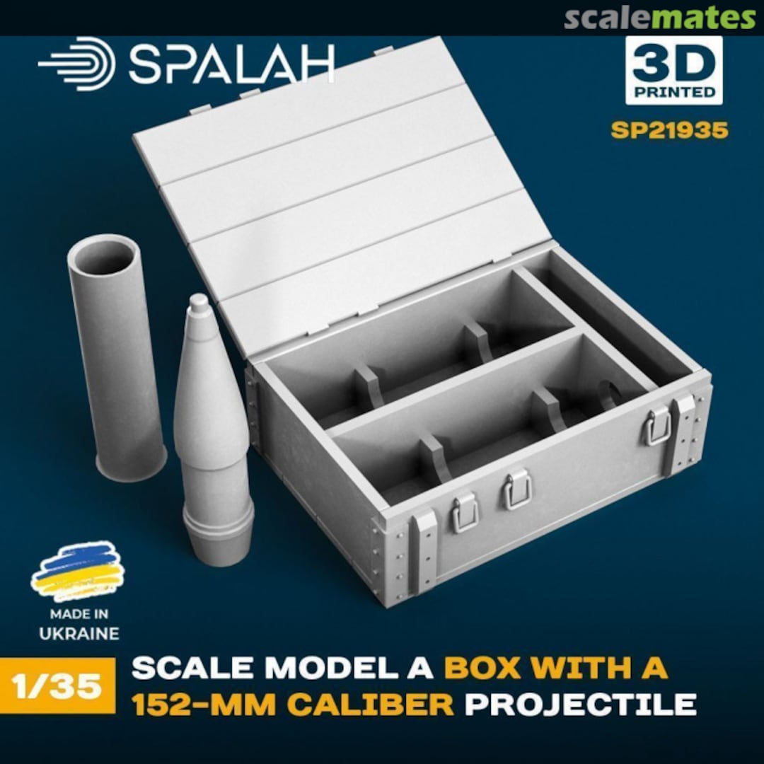 Boxart A box with a 152 mm caliber projectile SP21935 Spalah Boxart A box with a 152 mm caliber projectile SP21935 Spalah