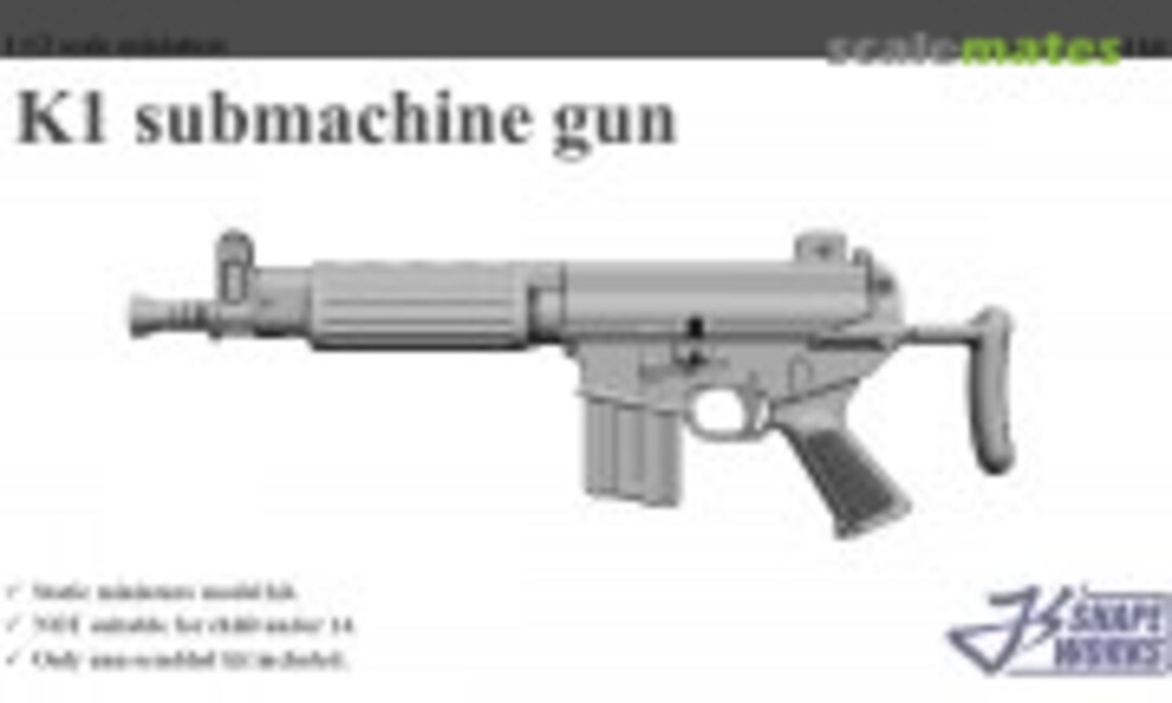 1:12 K1 submachine gun (Js' Shapeworks JS12A022)