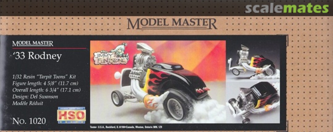 Boxart '33 Rodney 1020 Testors/Jimmy Flintstone Boxart '33 Rodney 1020 Testors/Jimmy Flintstone